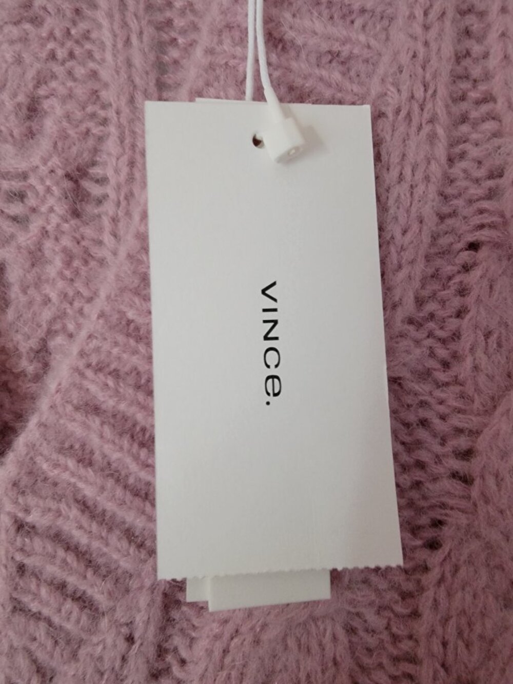 Vince Lattice Cable Knit Wool & Alpaca Blend Sweater, Size S, NWT - Picture 8 of 14